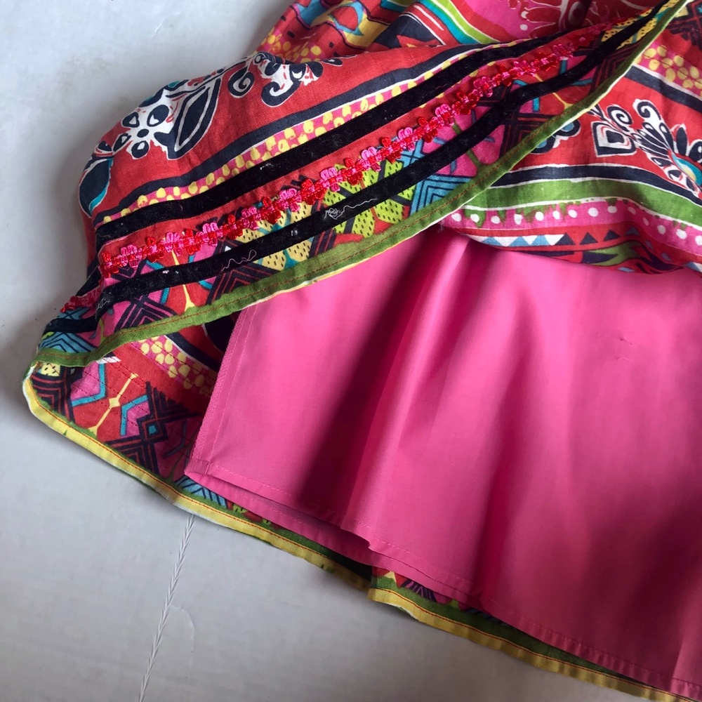 Colorful Patterned Women's Skirt - Picture 7 of 7